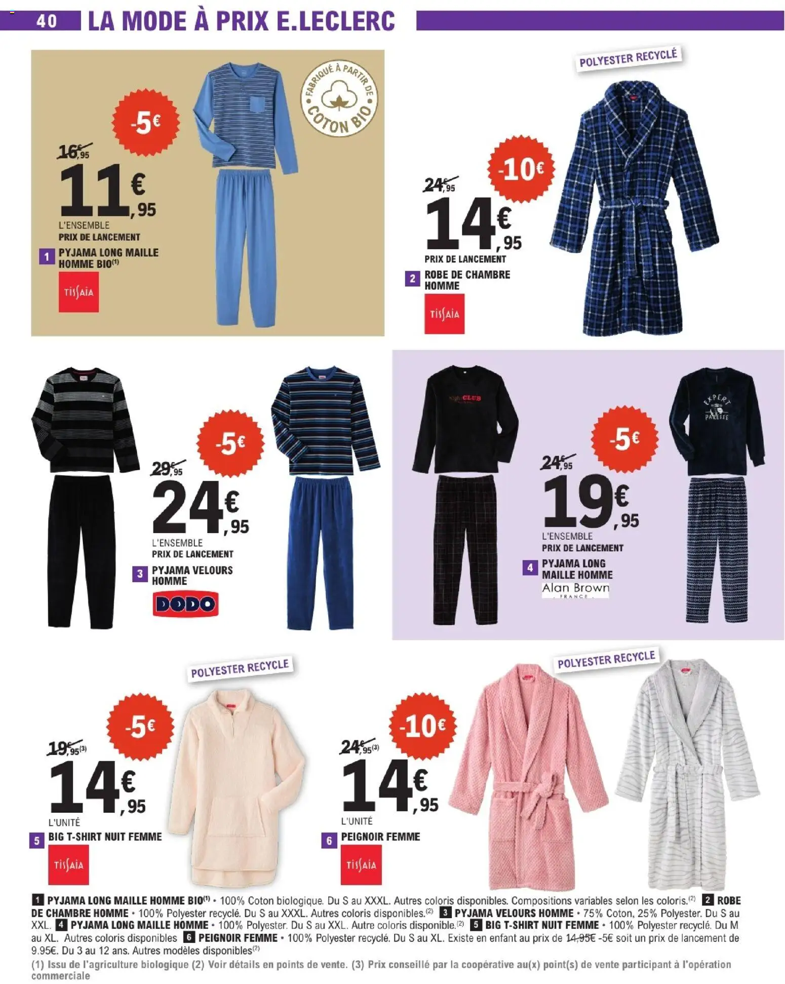 {H1} | Page: 40 | Produits: Robe, Peignoir, Coton, T-shirt