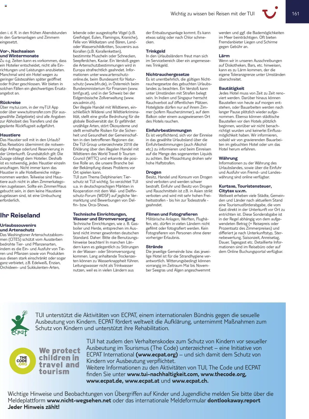 TUI Prospekt Kanaren, Kapverden & Senegal 2025/26	  – gültig ab 01.11.2025 | Seite: 161 | Produkte: Wasser