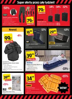 Pogląd oferty "Jula Black Friday" - ważna od 24.11.2025 | Strona: 4 | Produkty: Spodnie, Pasek, Walizka, Materac