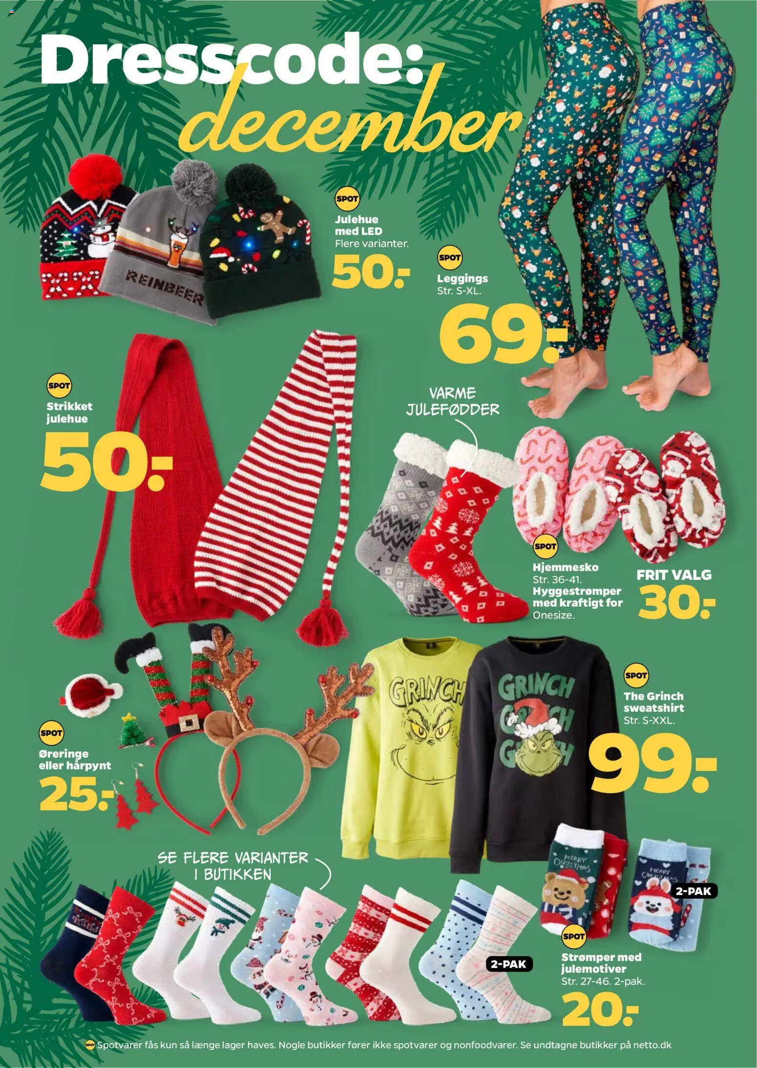 Netto tilbudsavis – gyldig fra 08.11.2025 | Side: 34 | Produkter: Leggings, Hjemmesko, Strømper