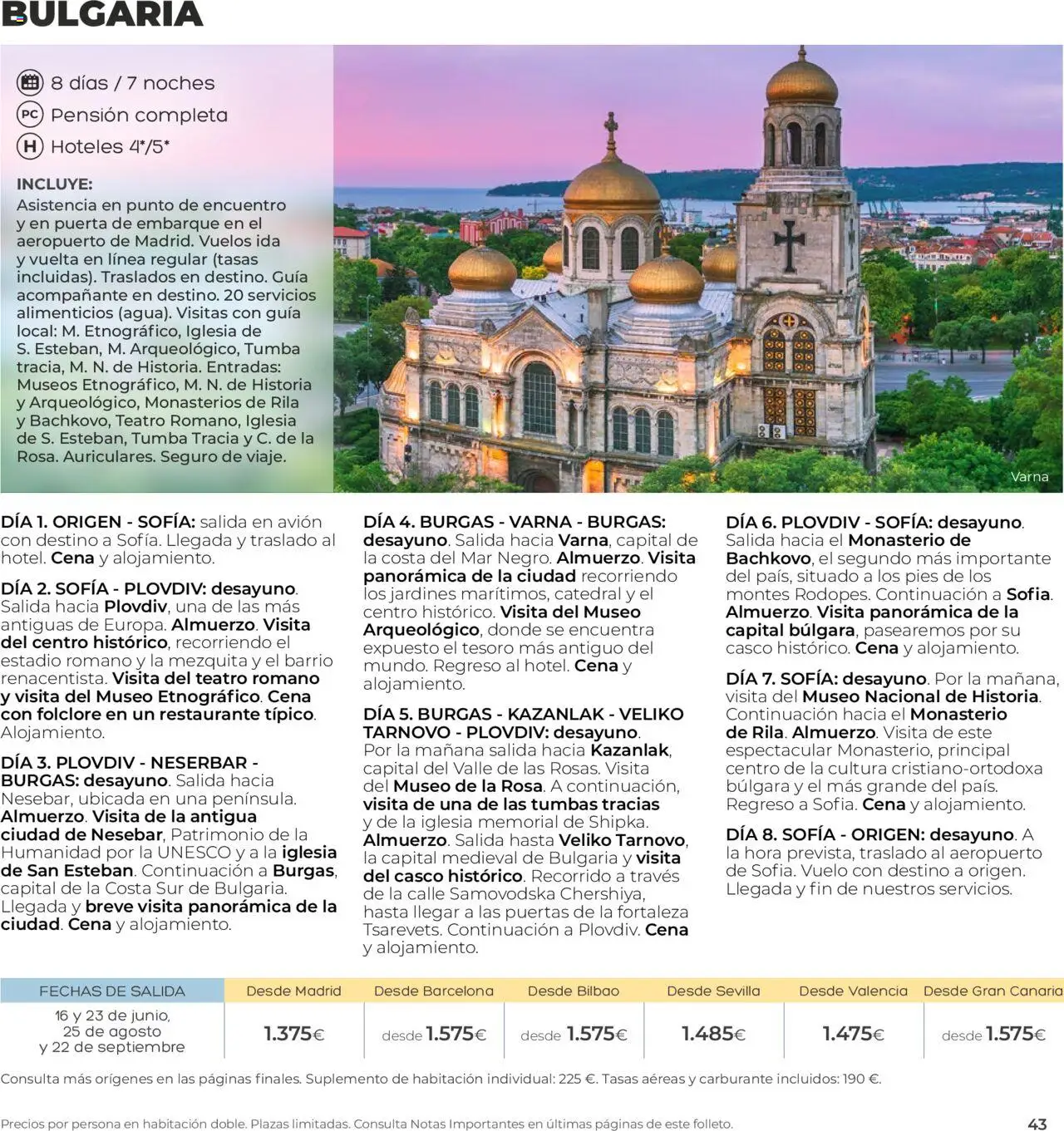 Viajes El Corte Inglés folleto │ válido desde el 01.04.2025 | Página: 43