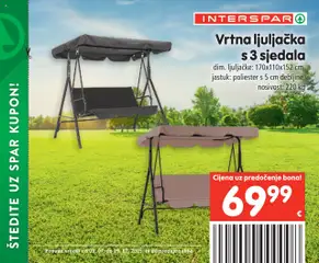 Interspar katalog | vrijedi od 09.07.2025 | Stranica: 51 | Proizvodi: Jastuk, Ljuljačka