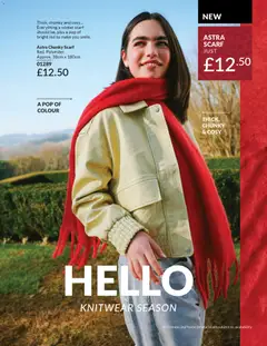 Preview of AVON - Black Friday valid from 01.11.2025 | Page: 104 | Products: Scarf