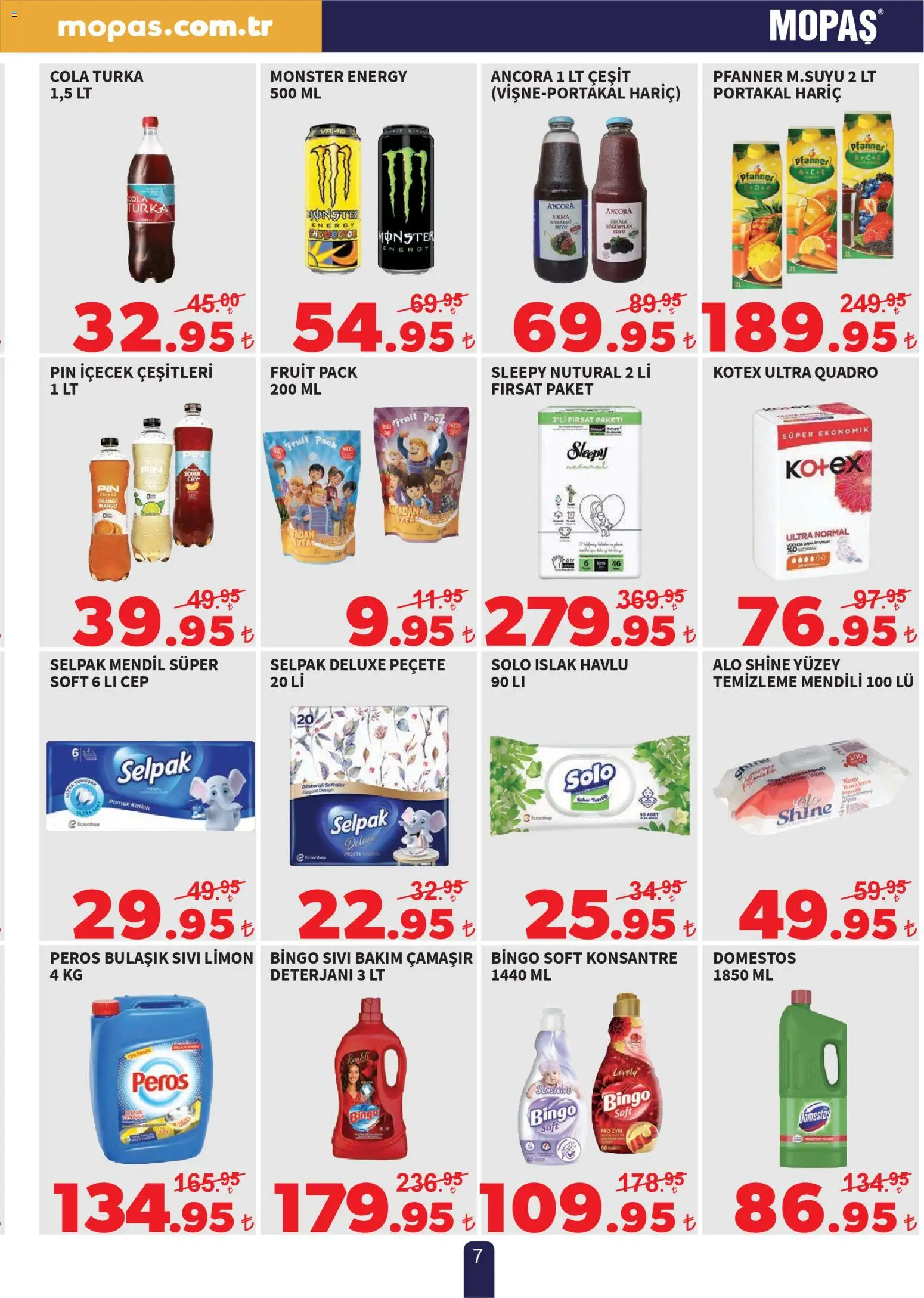 Mopaş Katalog - 20.12.2025 tarihinden itibaren geçerlidir | Sayfa: 7 | Ürünler: Mendil, Portakal, Limon