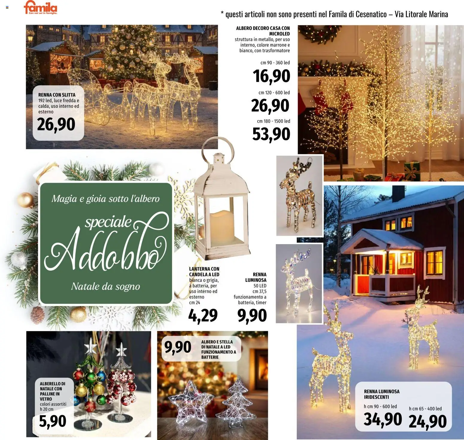 Volantino Famila del 13.11.2025 | Pagina: 34 | Prodotti: Lanterna, Candela, Batterie