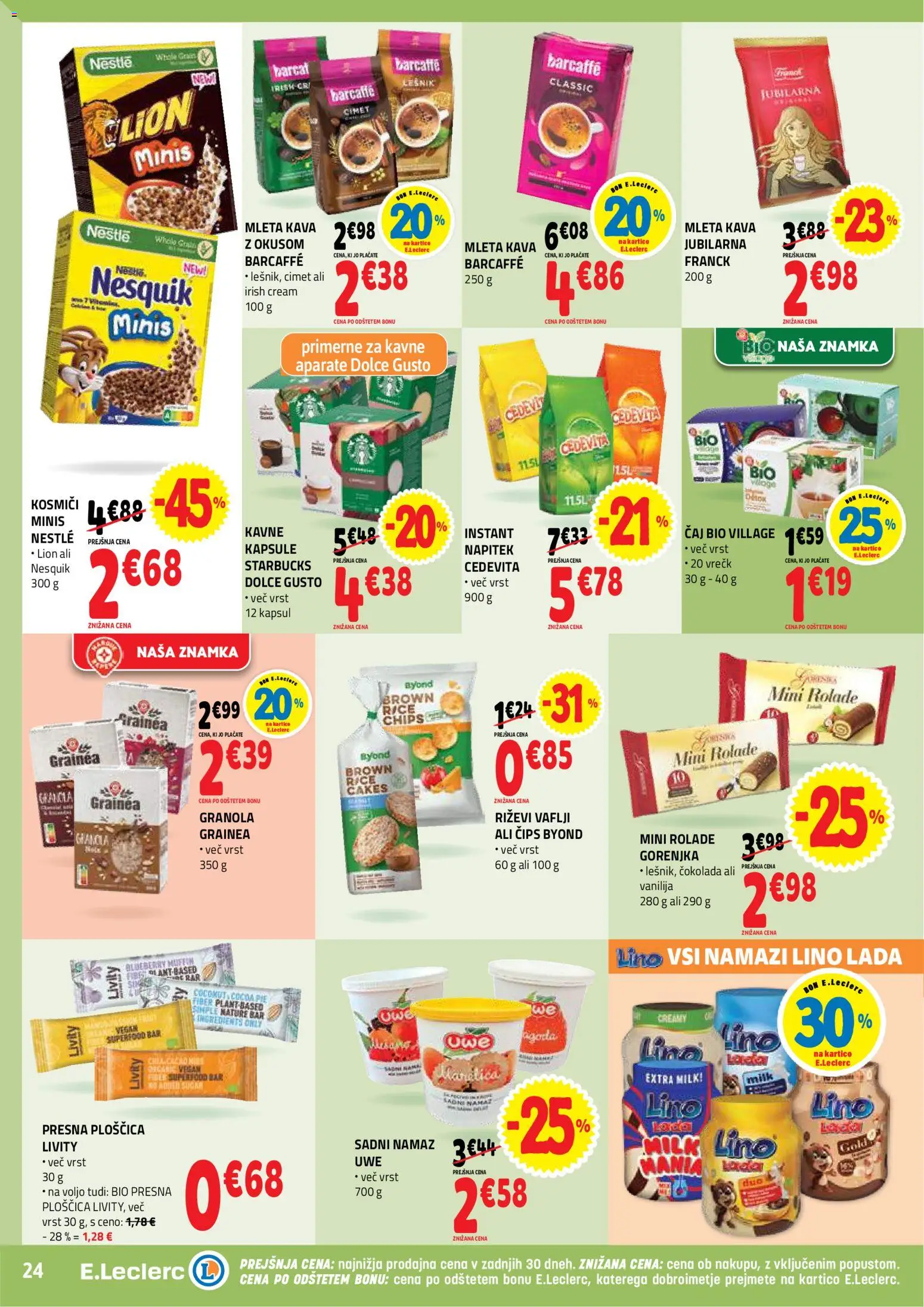 Novi E.leclerc katalog ponudbe – veljaven od 19.11.2025 | Stran: 24