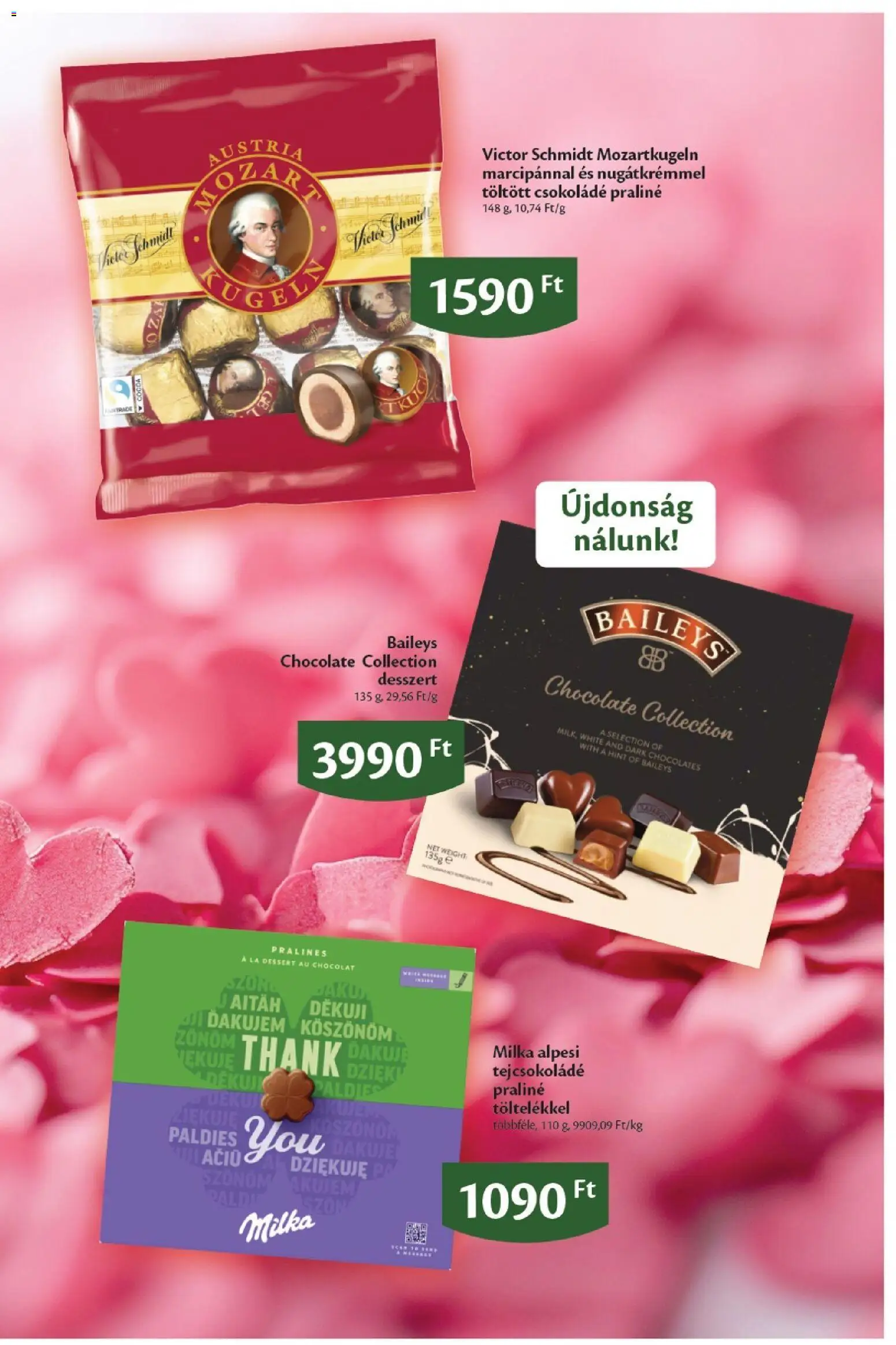 EcoFamily akciós ujság - amely érvényes a következő dátumtól: 20.04.2026 | Oldal: 11 | Termékek: Praliné, Tejcsokoládé, Csokoládé