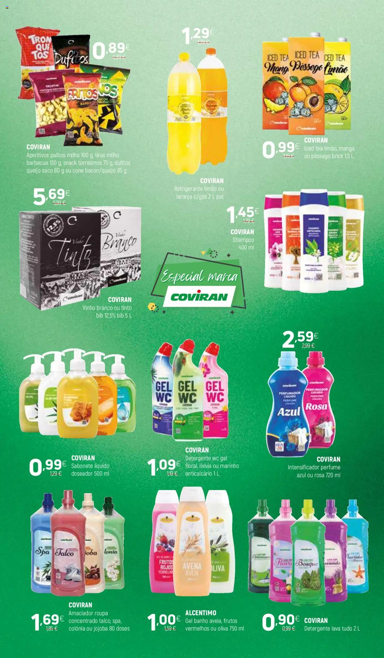 Coviran folheto │ válido de 07.10.2025 | Página: 11 | Produtos: Shampoo, Sabonete líquido, Queijo, Milho