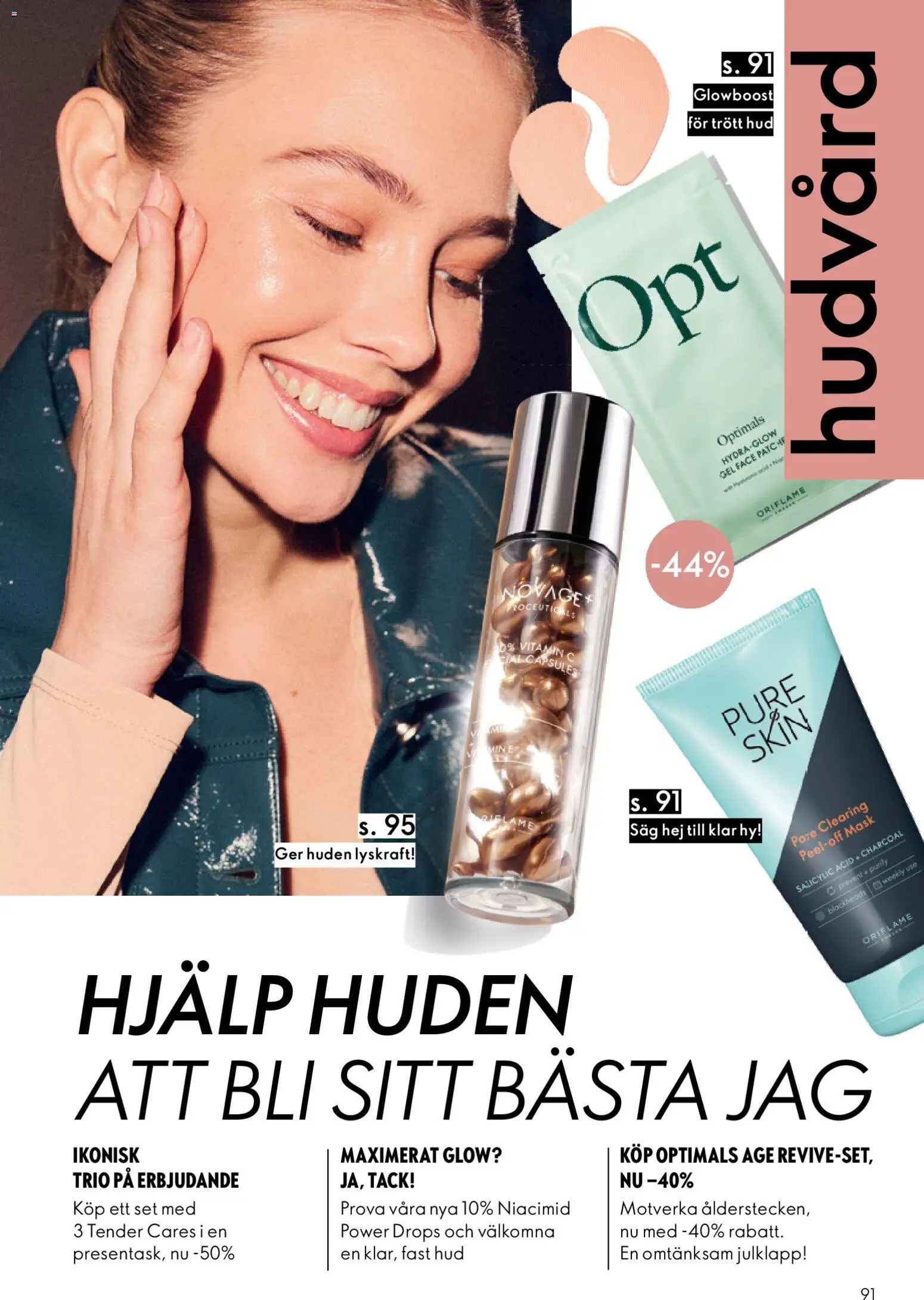 Oriflame reklamblad aktuell från 19.11.2025 | Sida: 91 | Produkter: Såg, Mask, Set, Serum