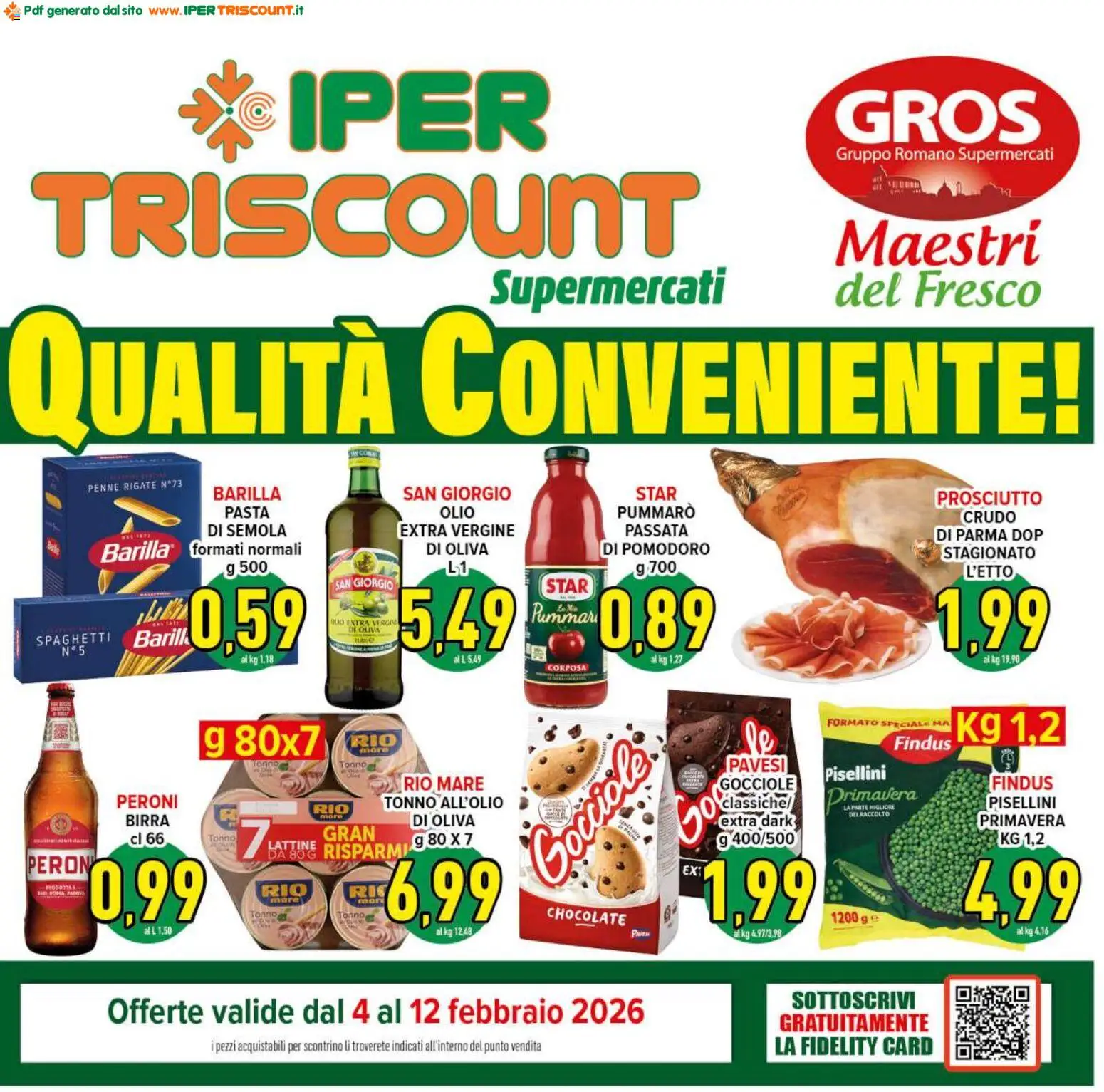 Volantino Ipertriscount del 04.02.2026 | Pagina: 1