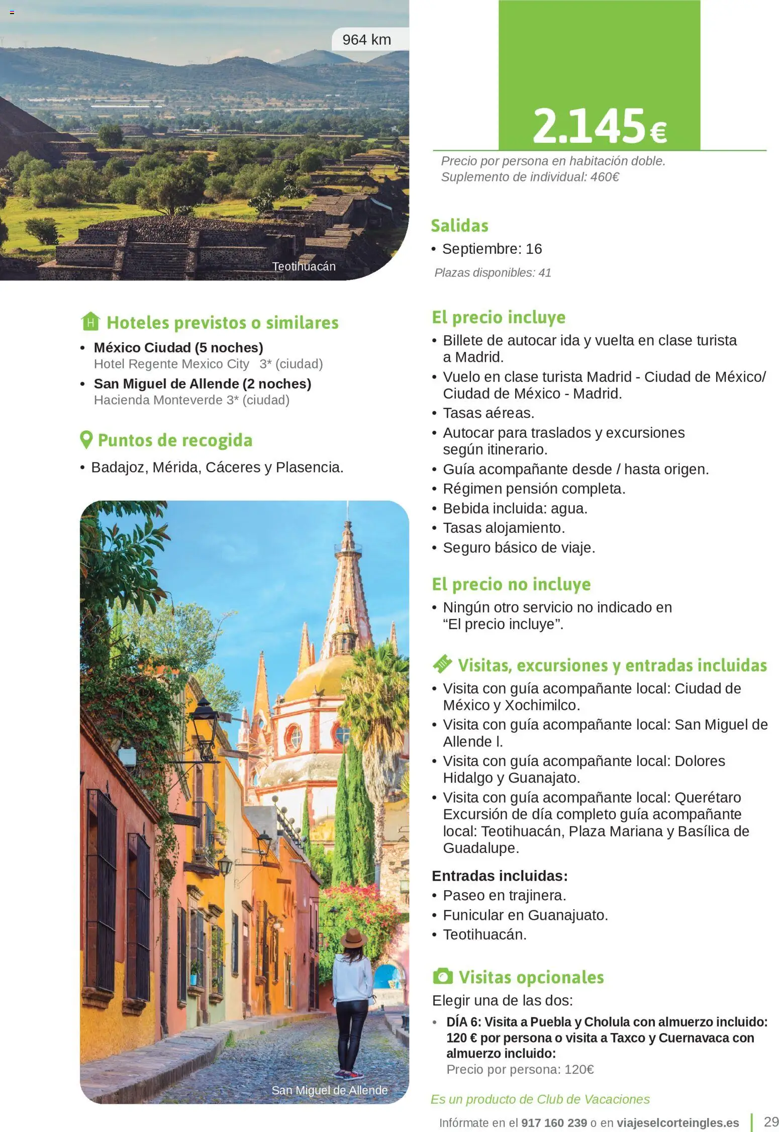 Viajes El Corte Inglés Junta de Extremadura │ válido desde el 01.03.2026 | Página: 29