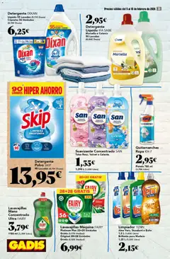 Vista previa Gadis - folleto válido desde el 05.02.2026 | Página: 38 | Productos: Quitamanchas, Ropa, Suavizante, Baño