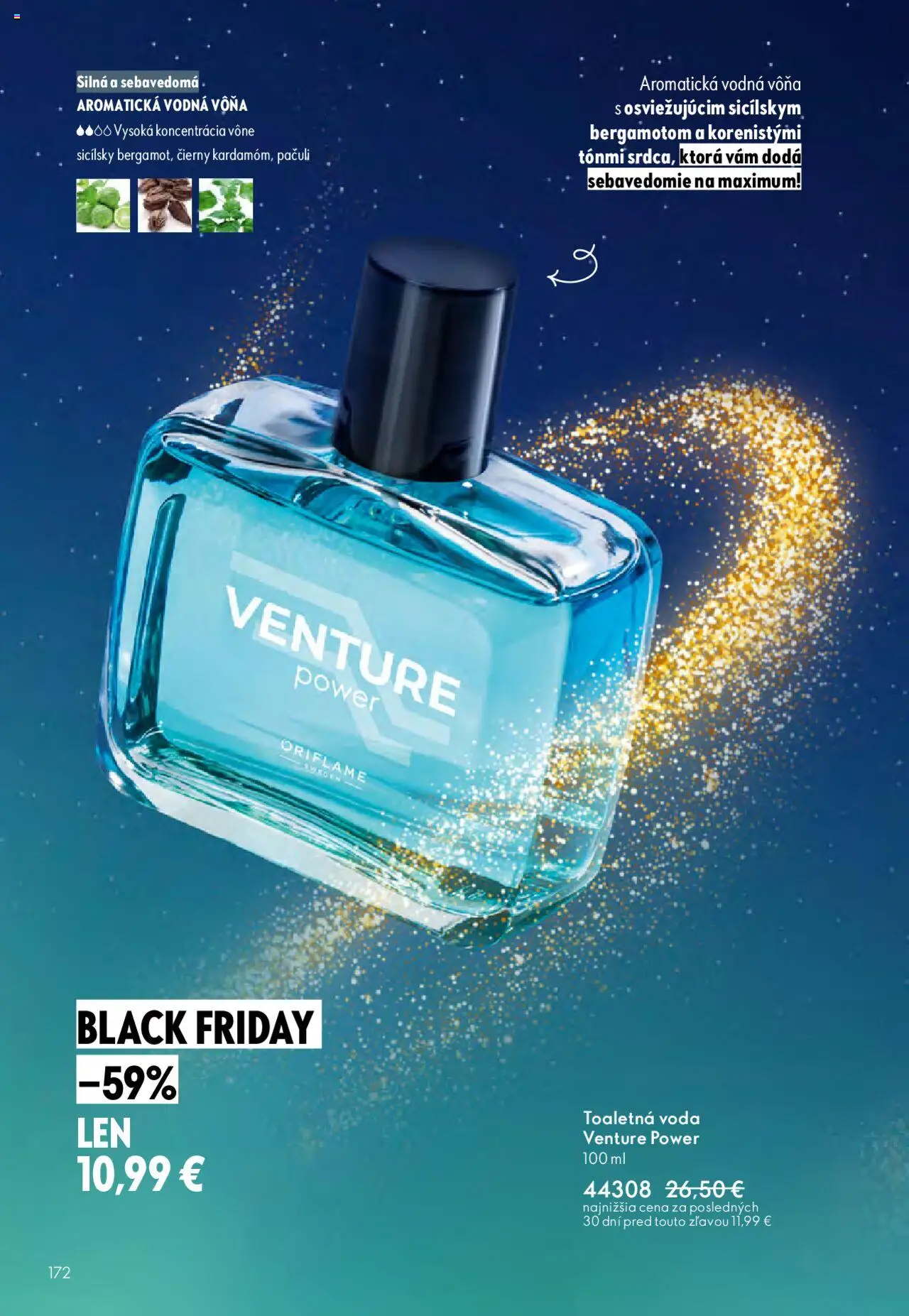 Nové Oriflame akcie – leták je platný od 12.11.2025 | Strana: 172 | Produkty: Toaletná voda, Voda