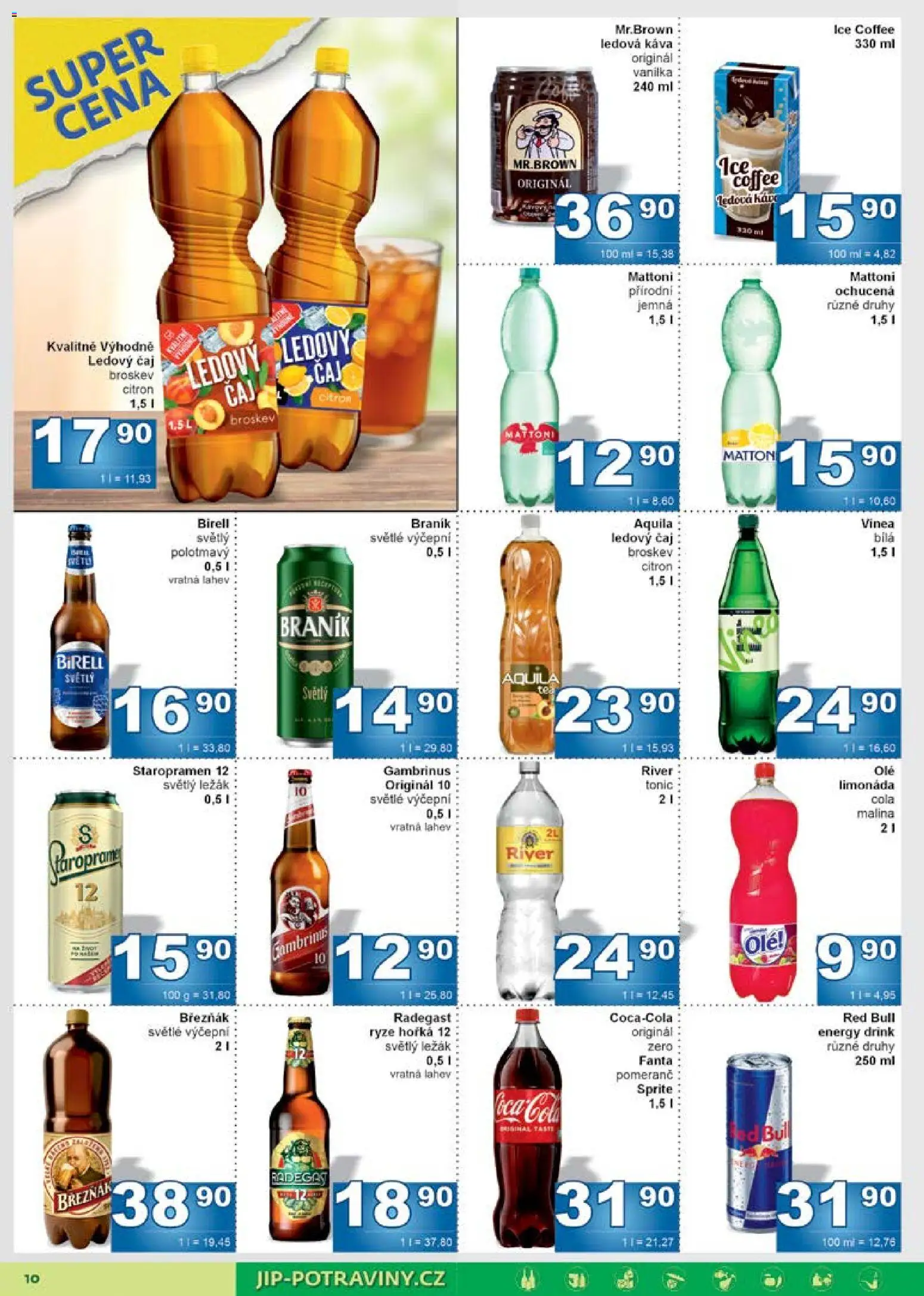 Jip leták od 19.11.2025 | Strana: 10 | Produkty: Ledová káva, Březňák, Gambrinus, Gambrinus 12