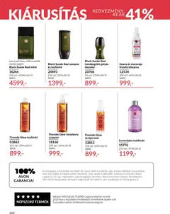 Katalógus AVON 2026 januári - amely érvényes a következő dátumtól: 01.01.2026 | Oldal: 154 | Termékek: Testpermet, Habfürdő, Sampon, Szappan