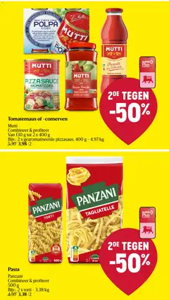 Pasta, Combineer & profiteer 500 g Bijv.: 2 x torti - Voorbeeld van een folder van Delhaize, geldig van 27.11.2025 | Pagina: 16