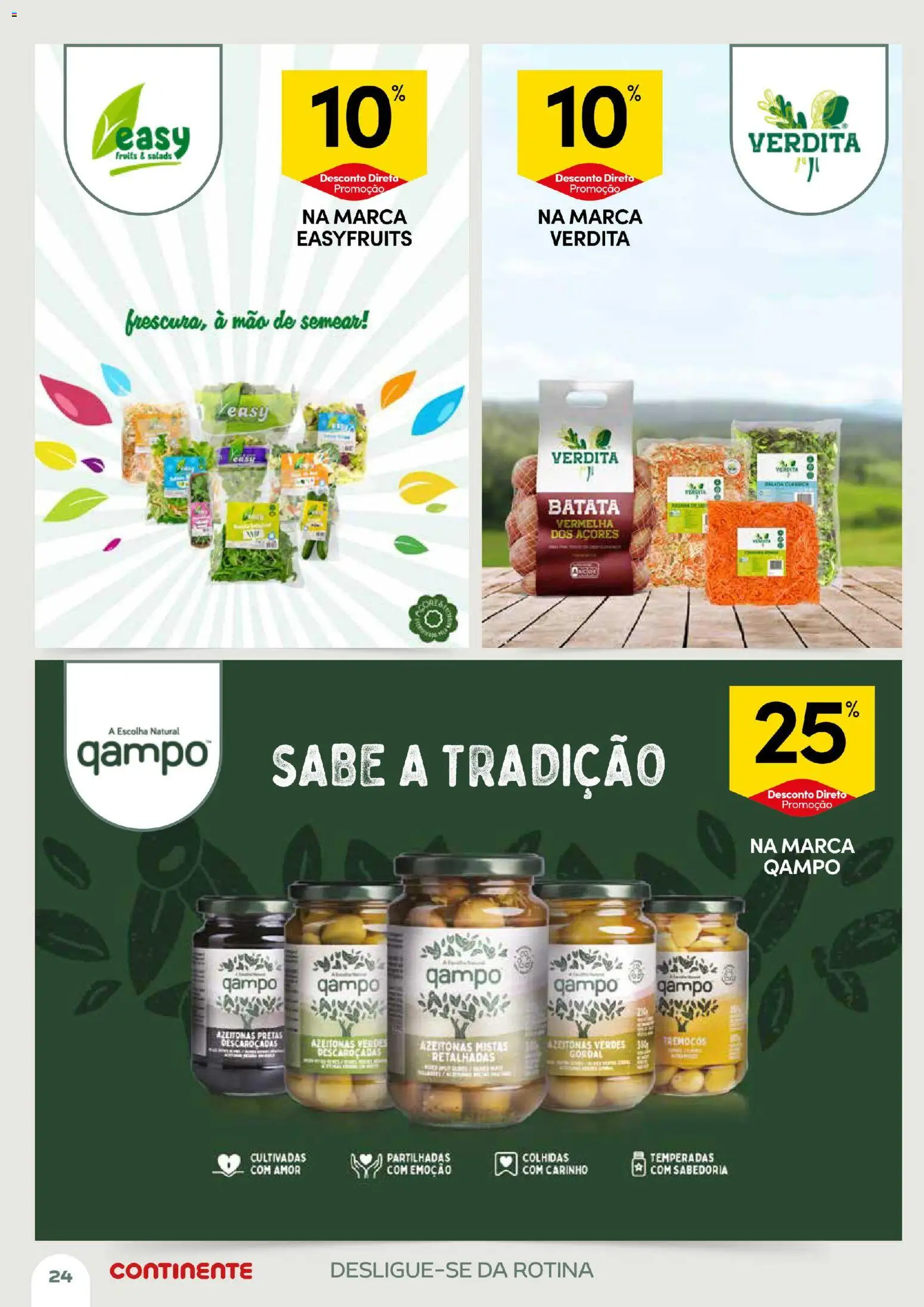Continente Açores Momentos de pausa │ válido de 21.04.2026 | Página: 24 | Produtos: Batata, Azeitonas, Tremoços