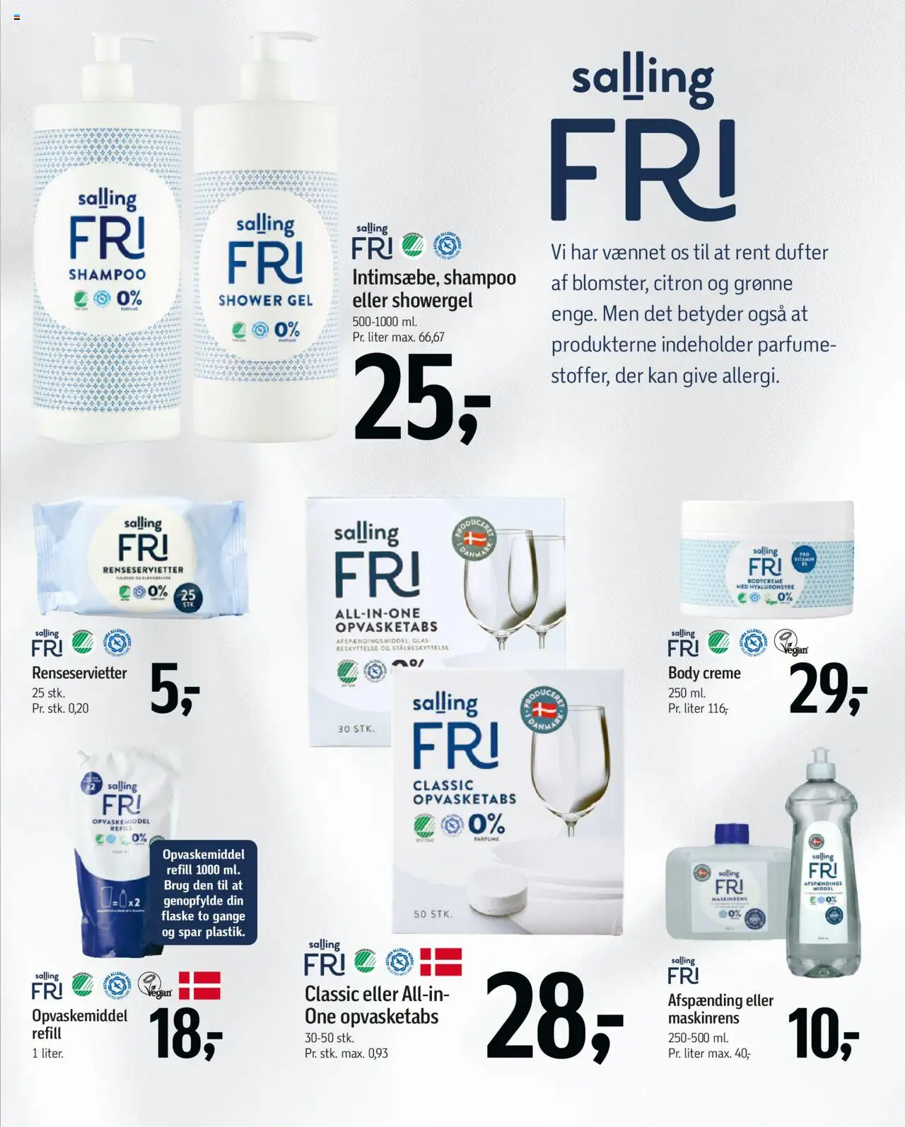 Føtex Tilbudsavis gyldig fra 01.08.2025 | Side: 60 | Produkter: Parfume, Shampoo, Creme, Opvaskemiddel