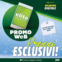 Anteprima del volantino Elite Supermercati Promo Web catalogo valido a partire dal 30.01.2026
