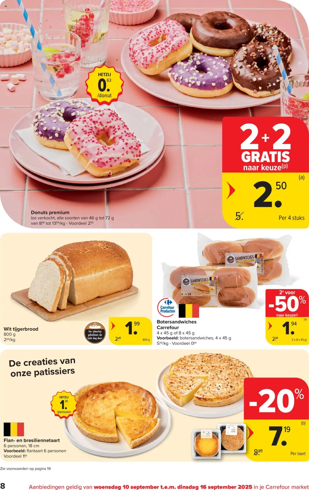  | Pagina: 8 | Producten: Donuts, Taart
