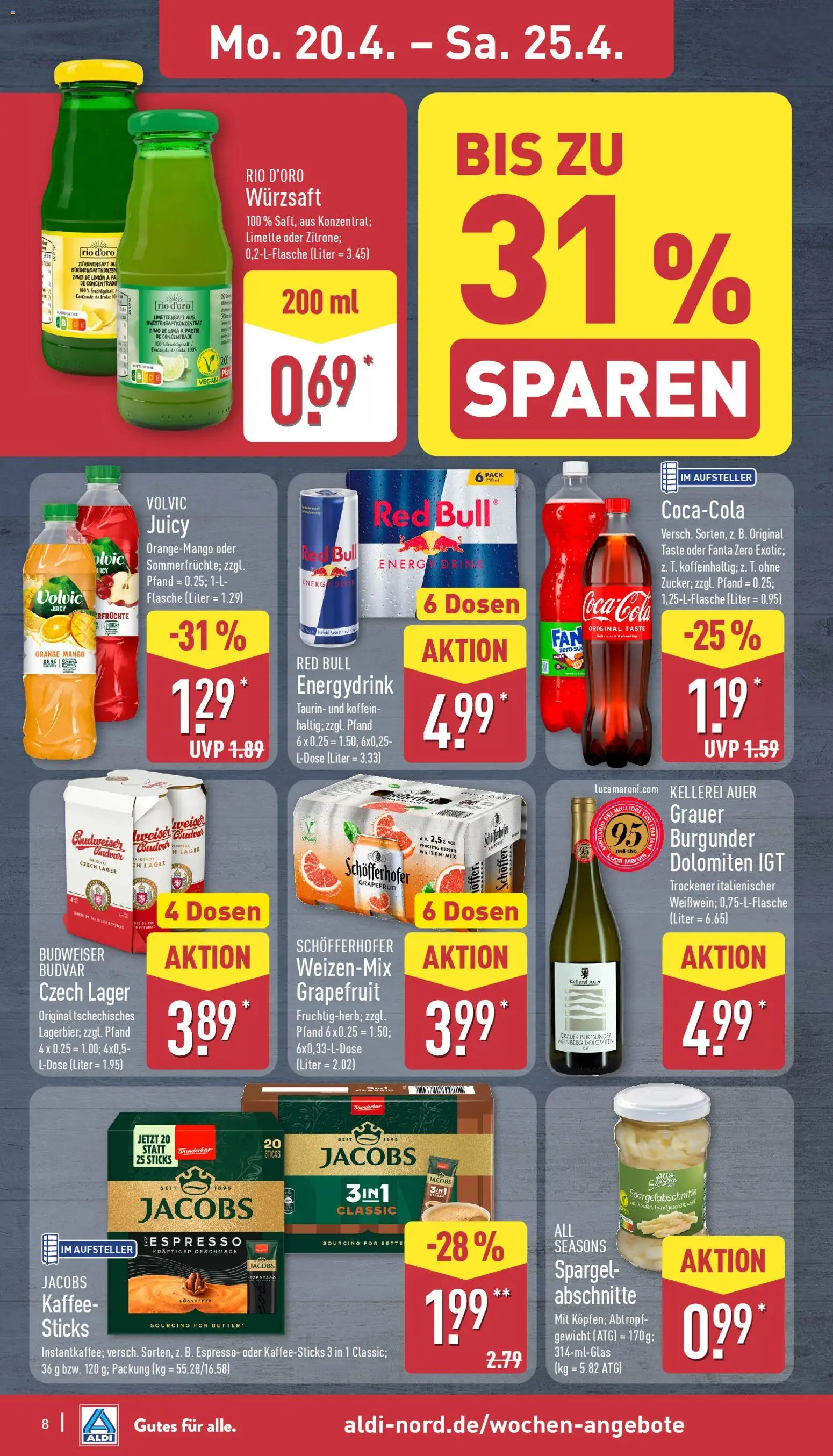 Aldi Prospekt 	 – gültig ab 20.04.2026 | Seite: 8