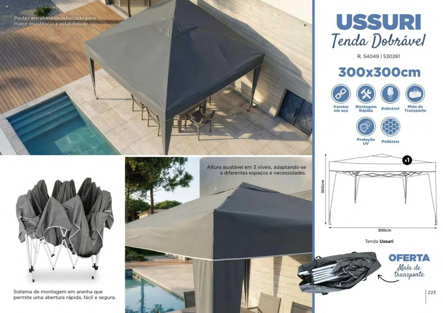 Espaço Casa folheto Ar Livre 2026 │ válido de 07.03.2026 | Página: 223 | Produtos: Tenda