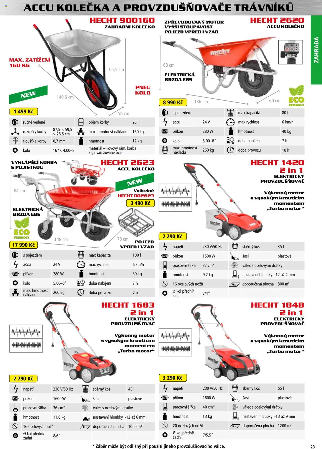Hecht katalog - Jaro-léto 2025 od 22.04.2025 | Strana: 23 | Produkty: Zahrada, Hecht, Kolo, Koš