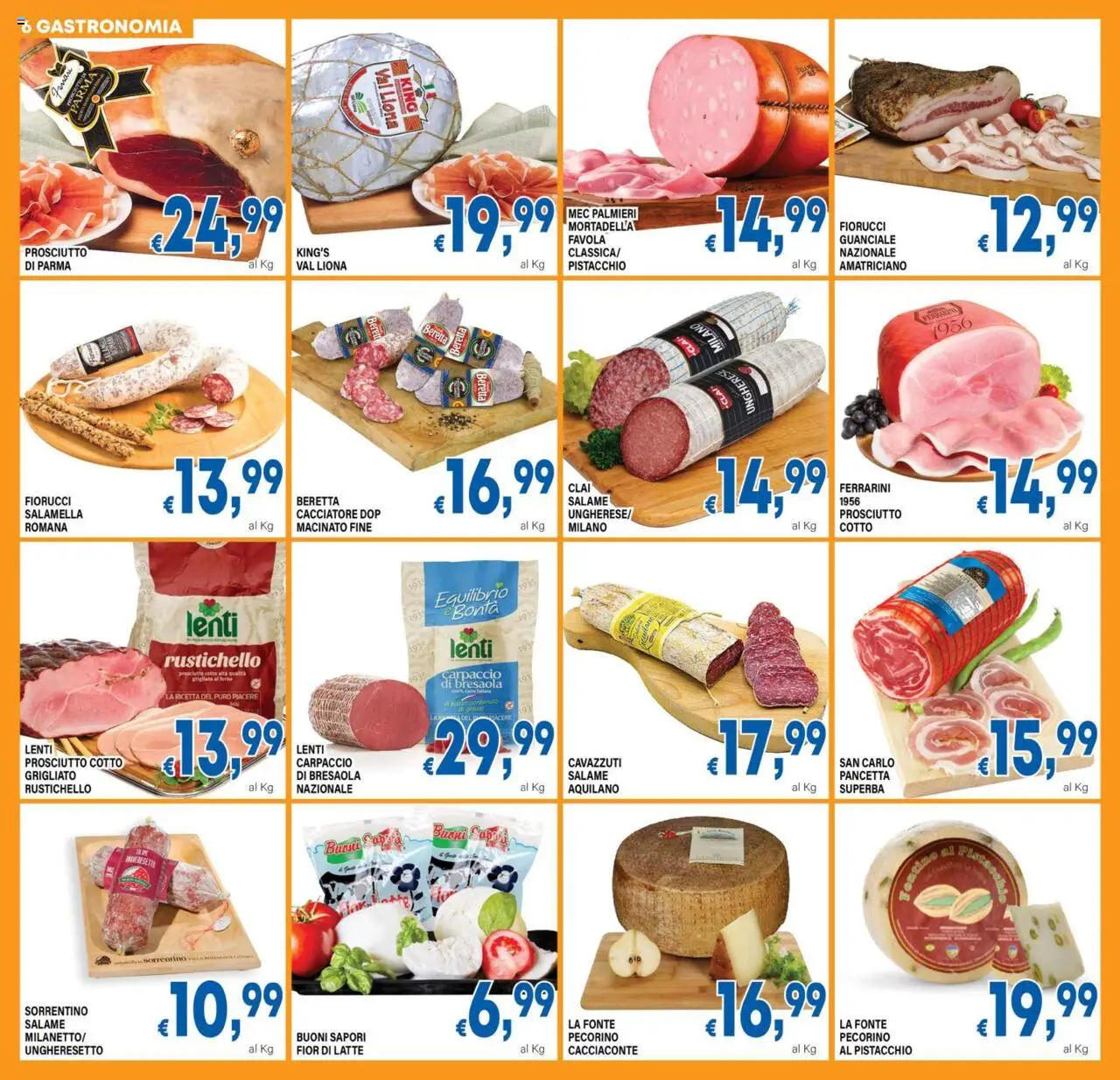 Volantino DEM del 18.08.2025 | Pagina: 6 | Prodotti: Prosciutto Cotto, Bresaola, Pancetta, Macinato