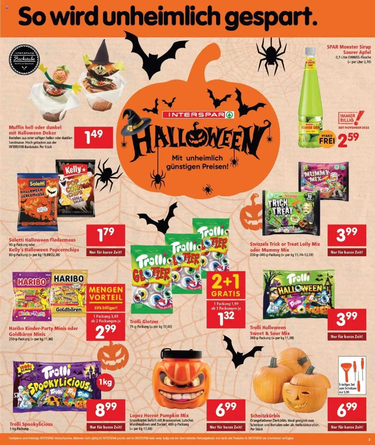 Interspar Flugblatt - Burgenland gültig ab 09.10.2025 | Seite: 3 | Produkte: Chips, Äpfel