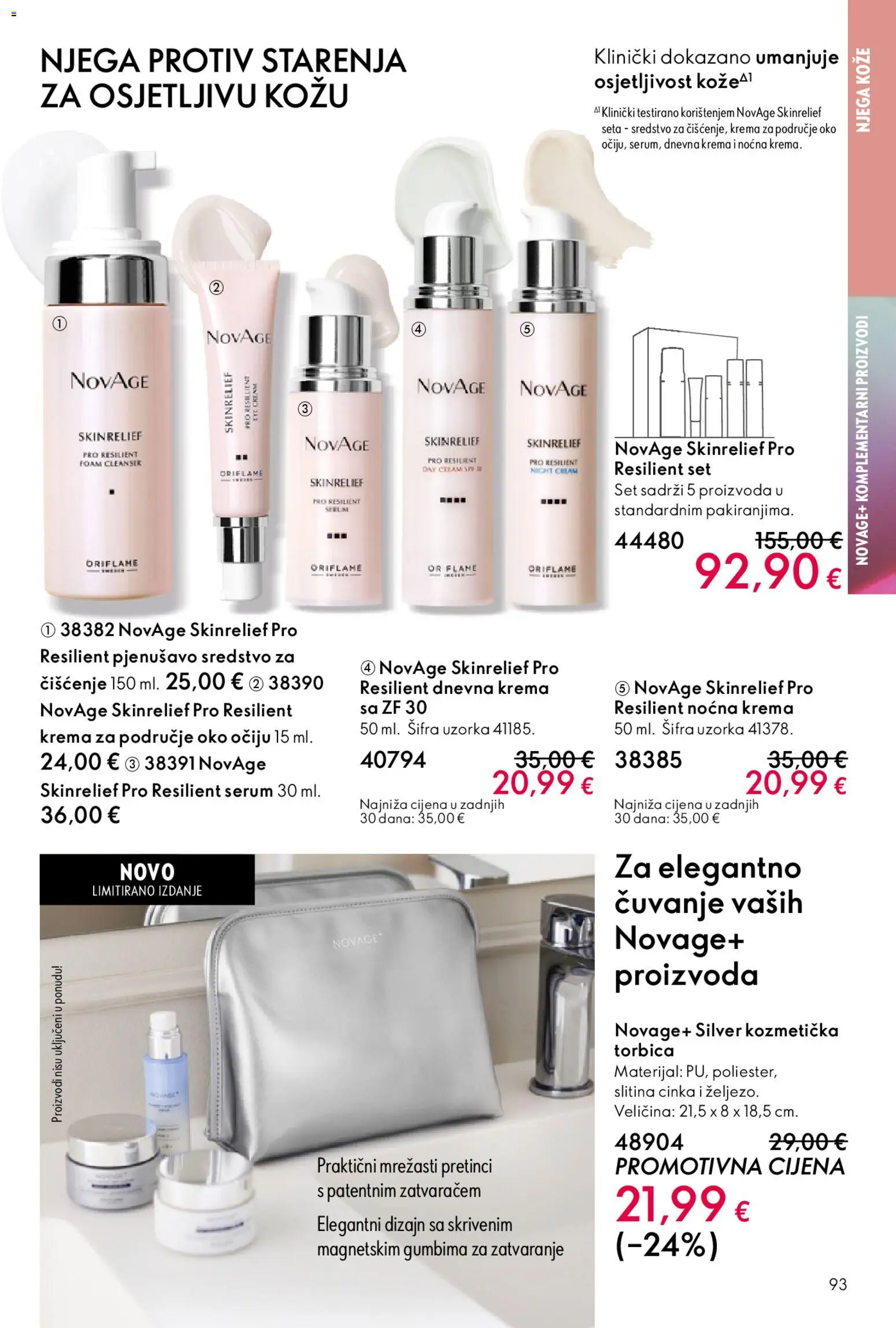 Oriflame katalog | vrijedi od 22.04.2026 | Stranica: 93 | Proizvodi: Noćna krema, Krema, Torbica