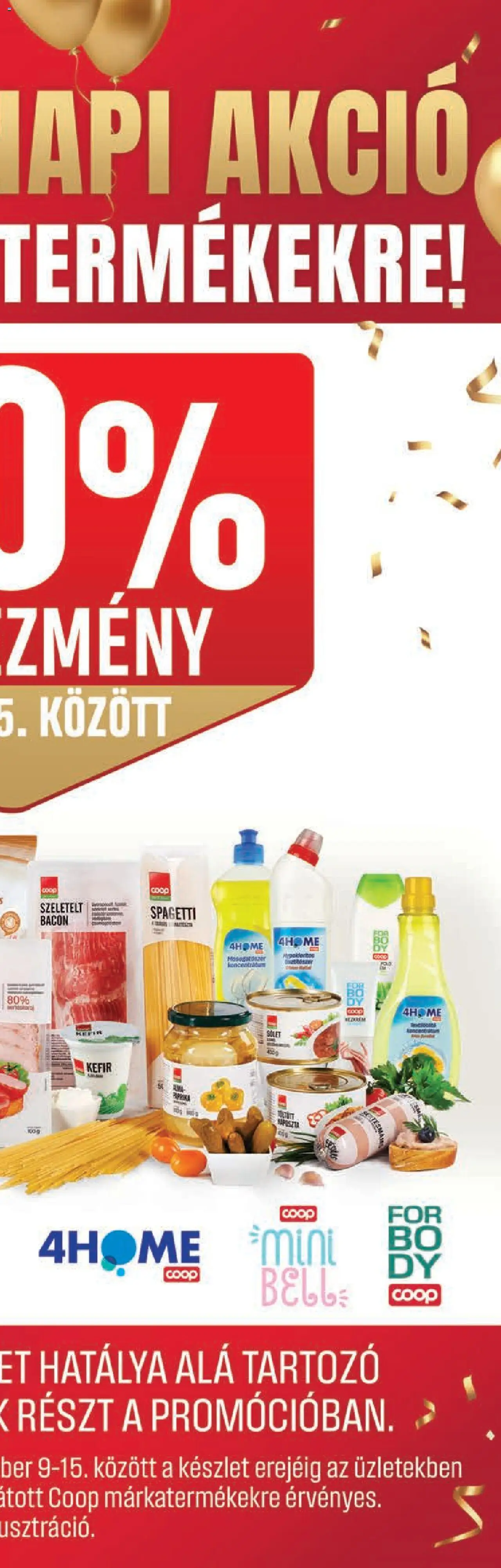 COOP akciós ujság - amely érvényes a következő dátumtól: 09.10.2025 | Oldal: 3 | Termékek: Chips, Tortilla, Gyümölcs, Cukor