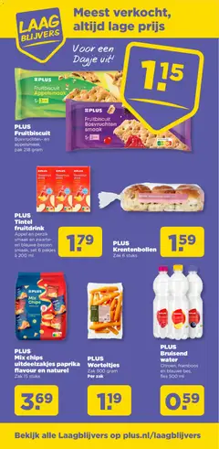 PLUS Mix chips uitdeelzakjes paprika flavour en naturel, Zak 15 stuks - Voorbeeld van een folder van Plus, geldig van 29.04.2026 | Pagina: 32