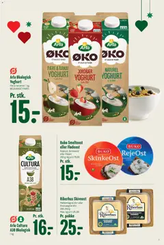 Min Købmand - Tilbudsavis gyldig fra 19.12.2025 | Side: 11 | Produkter: Yoghurt, Skinke, Jordbær, Skiveost