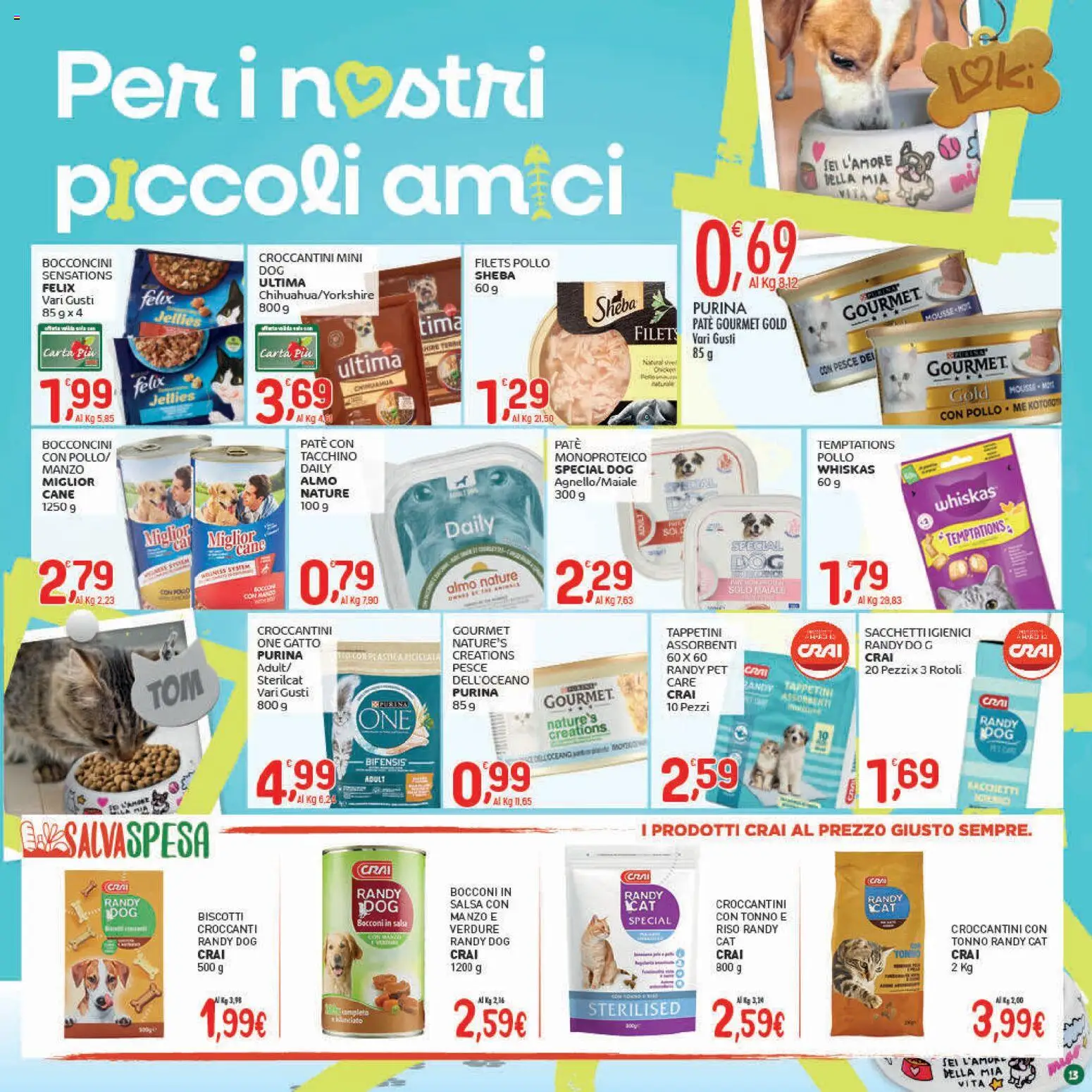 Volantino CRAI del 13.11.2025 | Pagina: 13 | Prodotti: Pollo, Riso, Manzo, Tonno
