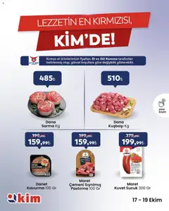 17.10.2025 tarihinden itibaren geçerli olan Kim Market kataloğu önizlemesi