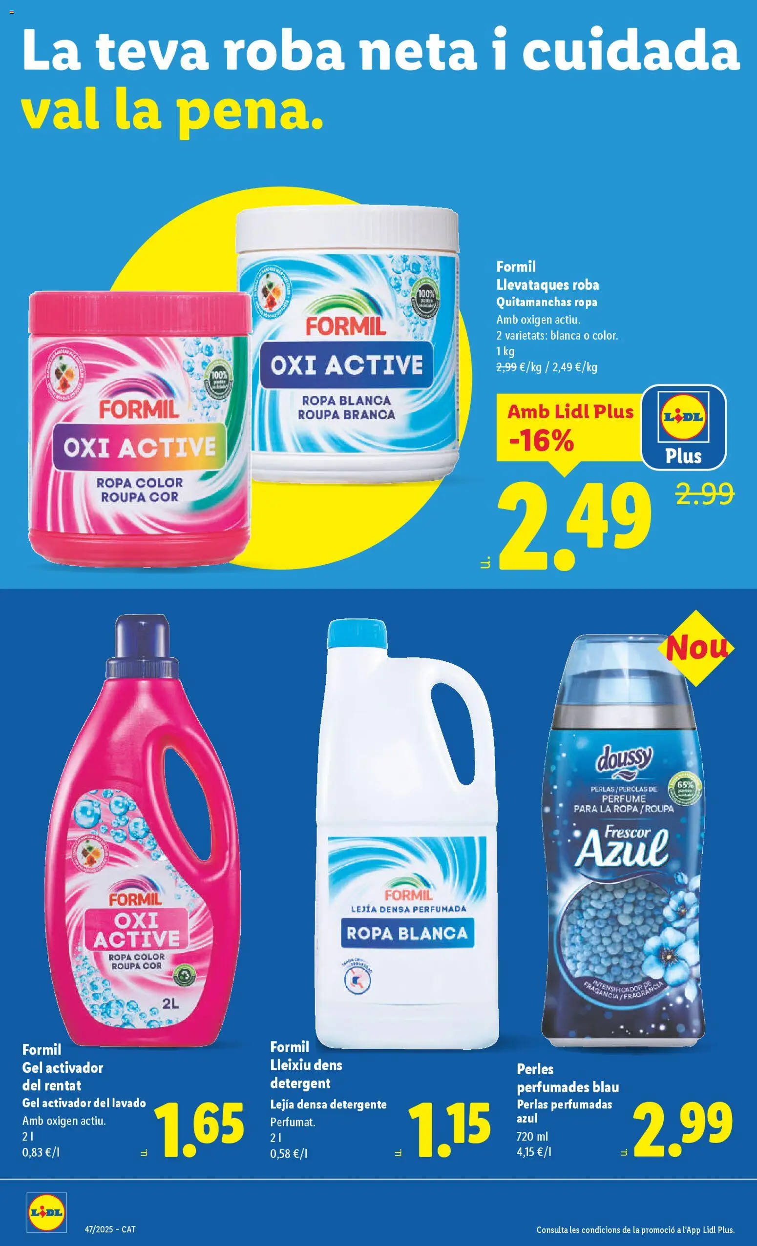 Lidl folleto │ válido desde el 17.11.2025 | Página: 28 | Productos: Perfume, Fragancia, Detergente, Ropa