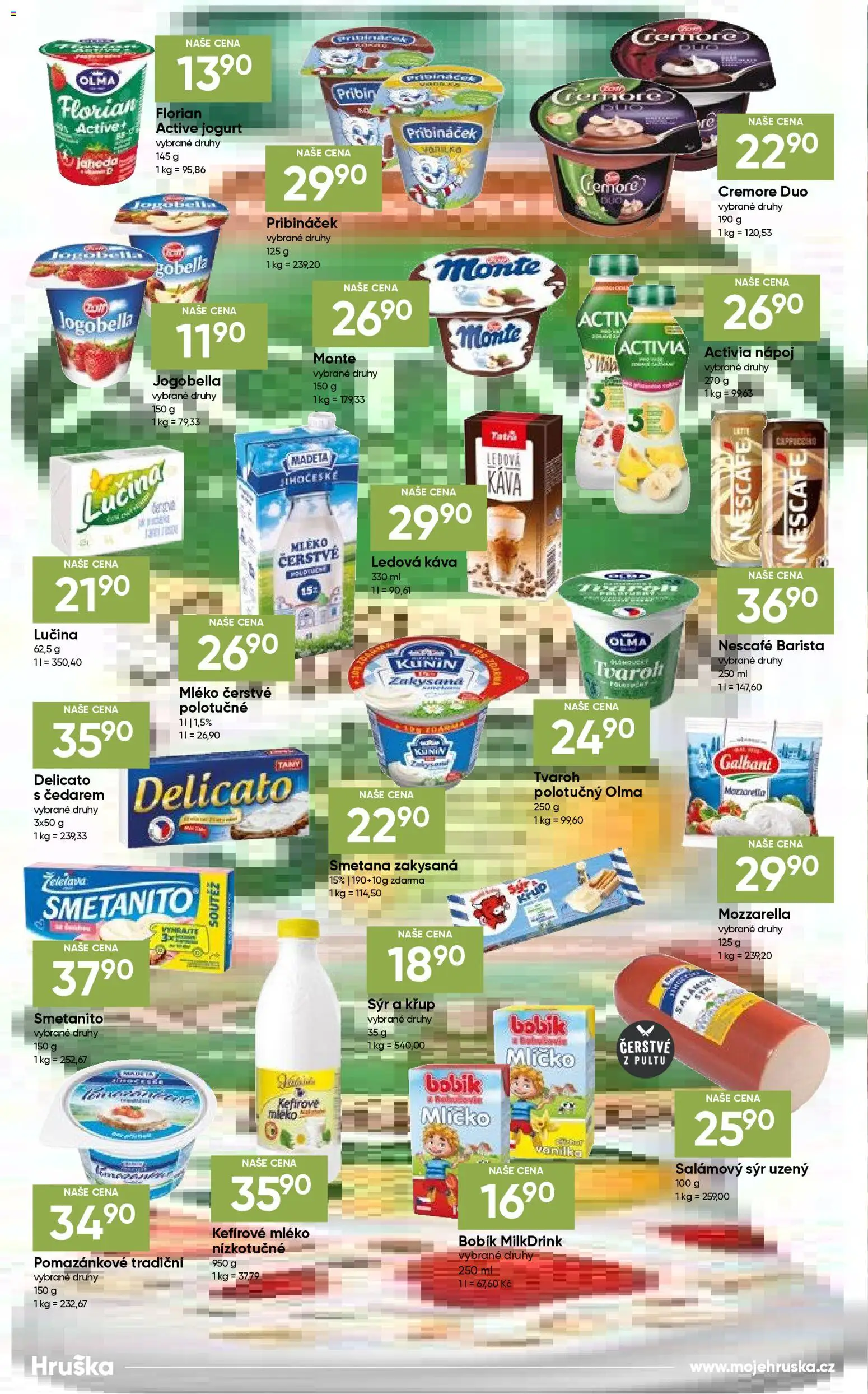 Hruška katalog od 28.04.2026 | Strana: 6 | Produkty: Mléko, Jogurt, Lučina, Mozzarella