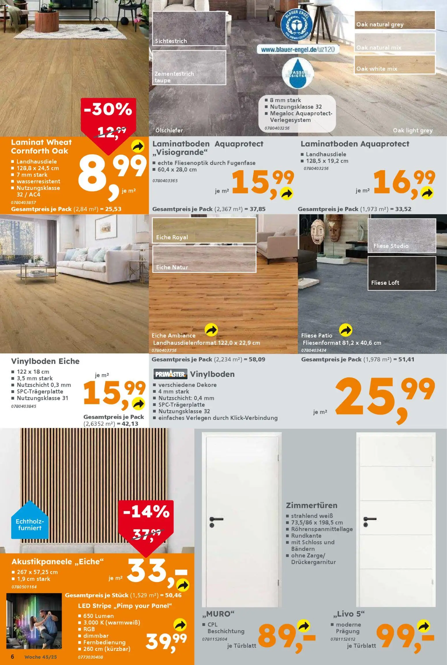 Globus Baumarkt Prospekt 	 – gültig ab 03.11.2025 | Seite: 6