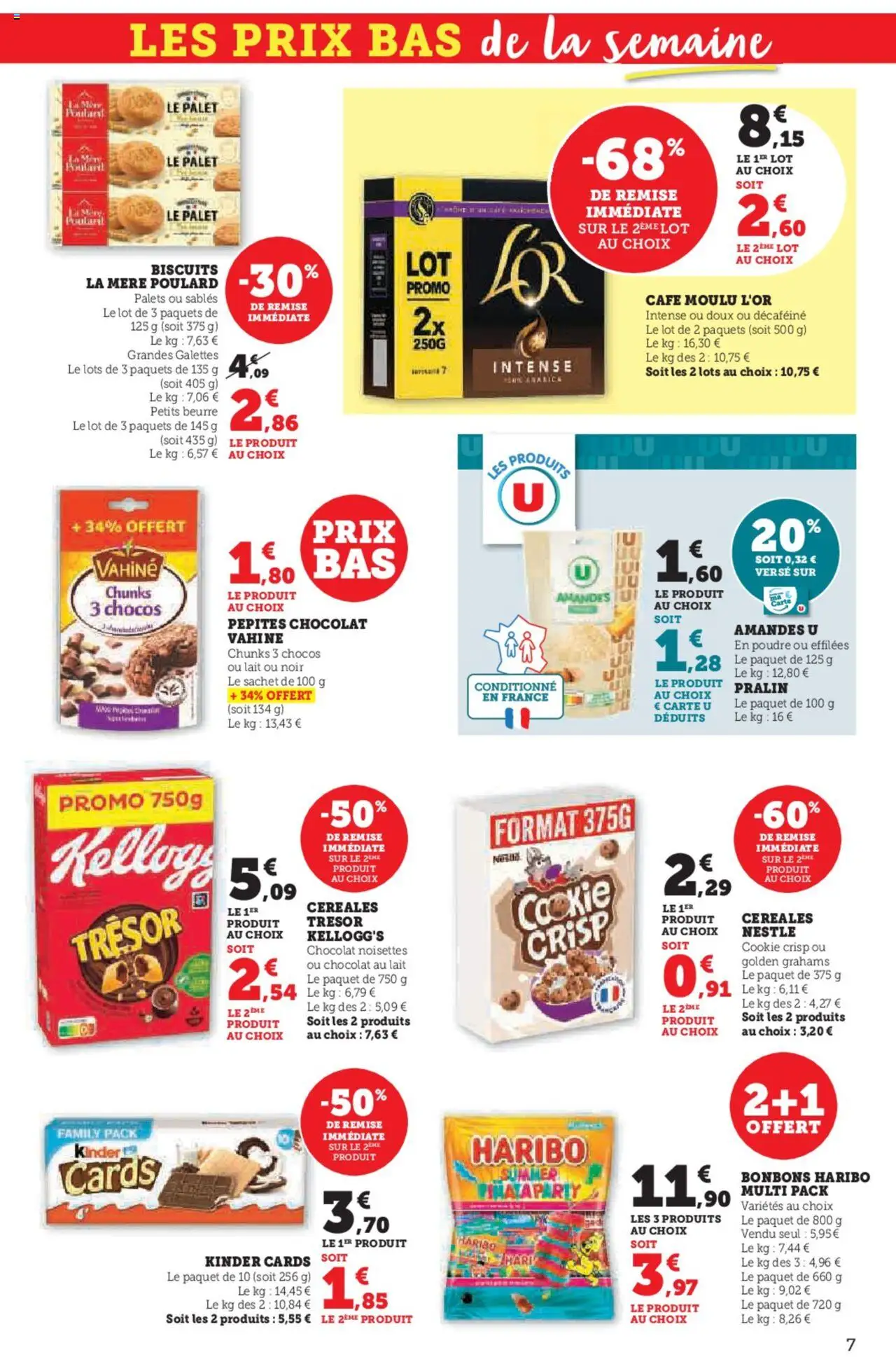  | Page: 7 | Produits: Poudre, Café, Chocolat, Amandes