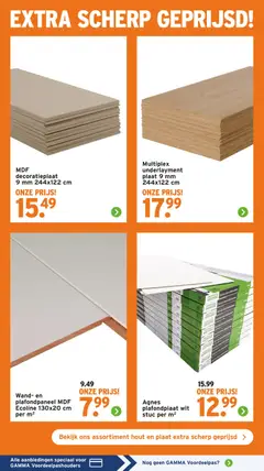 GAMMA - Folder - Voorbeeld van een folder van GAMMA, geldig van 29.12.2025 | Pagina: 16 | Producten: Plaat