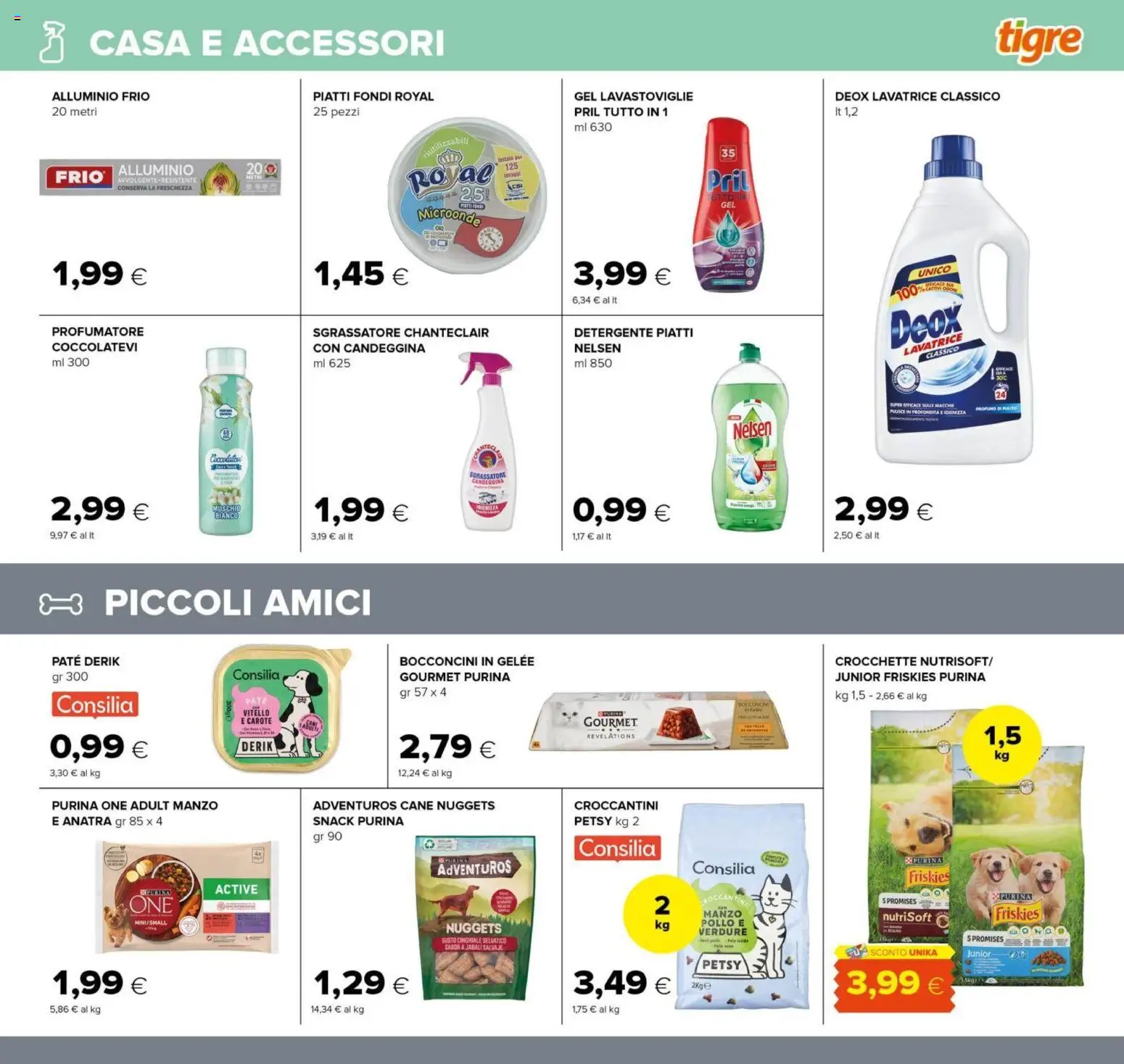 Volantino Tigre del 16.12.2025 | Pagina: 31 | Prodotti: Microonde, Pollo, Detergente, Alluminio