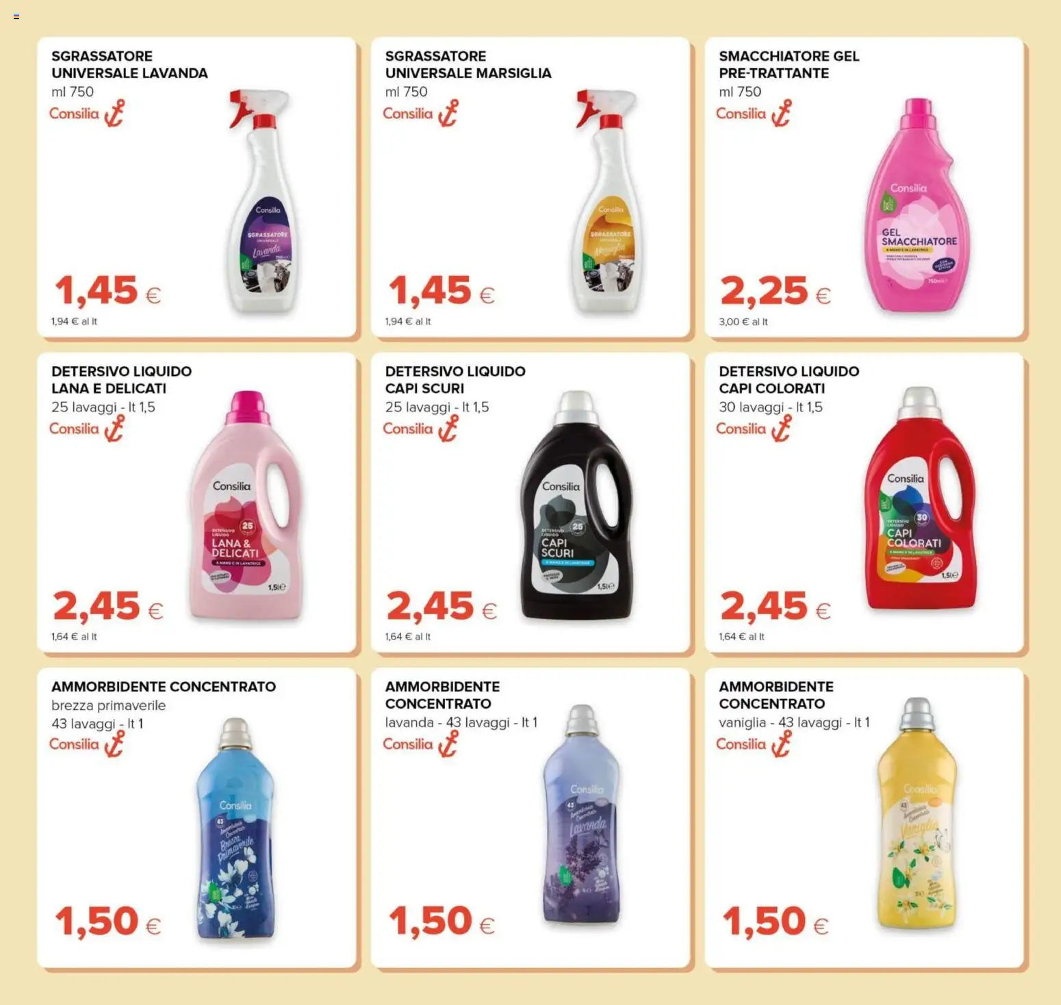 Volantino Oasi del 23.04.2026 | Pagina: 27 | Prodotti: Ammorbidente, Smacchiatore, Sgrassatore, Lavanda