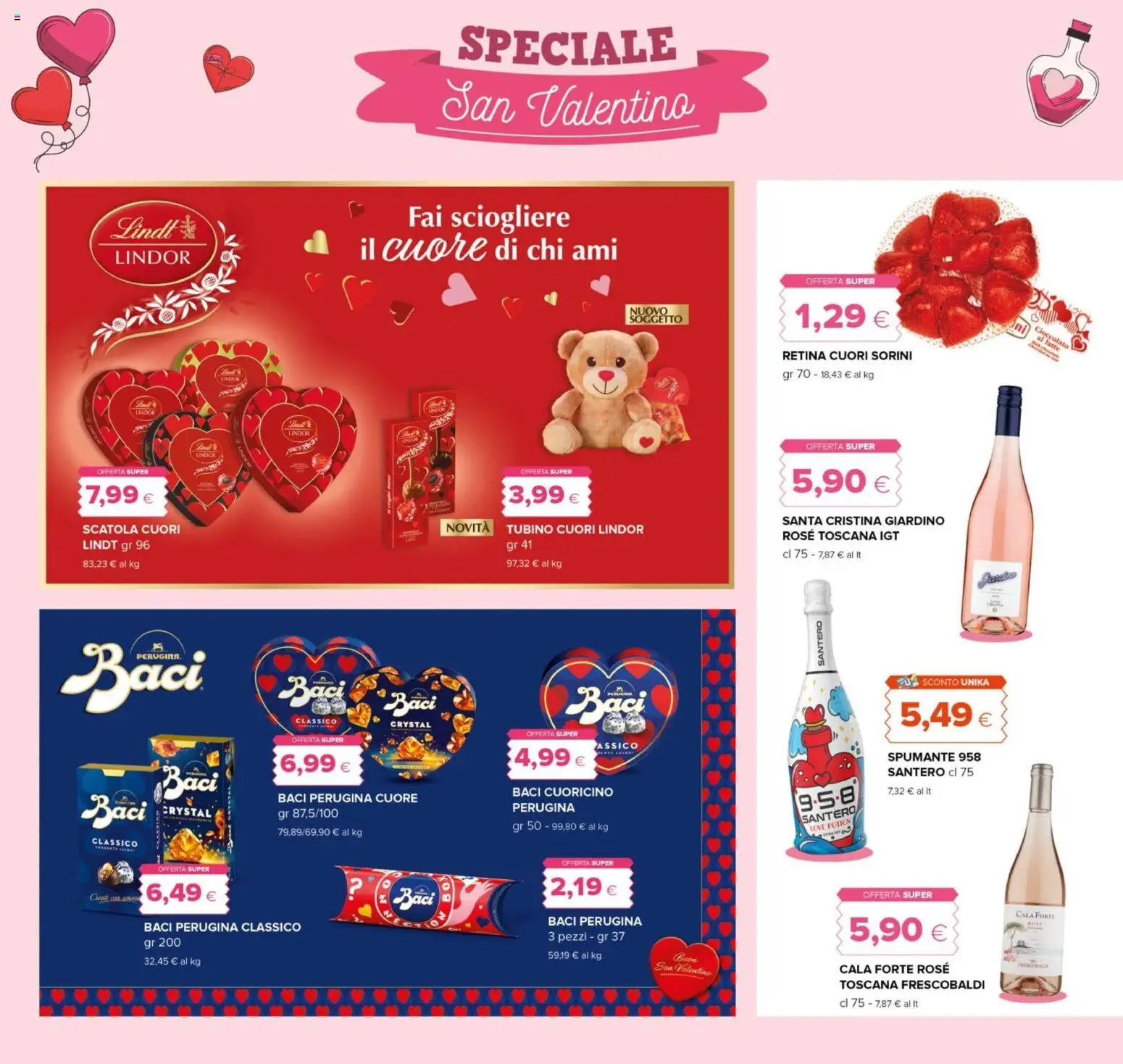 Volantino Oasi del 12.02.2026 | Pagina: 18 | Prodotti: Cioccolato, Latte, Spumante, Scatola