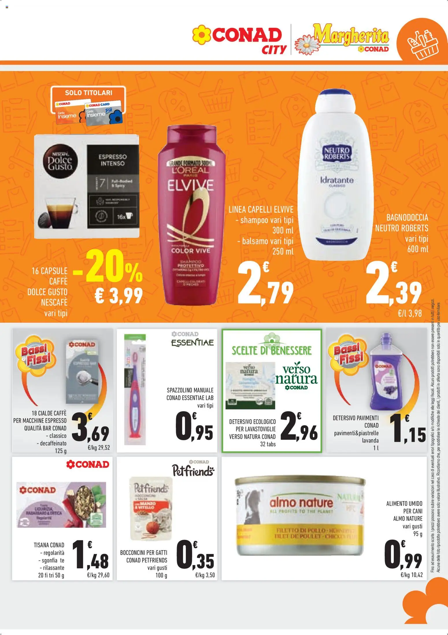 Volantino Conad del 29.01.2026 | Pagina: 9 | Prodotti: Caffè, Spazzolino, Lavastoviglie, Lavanda