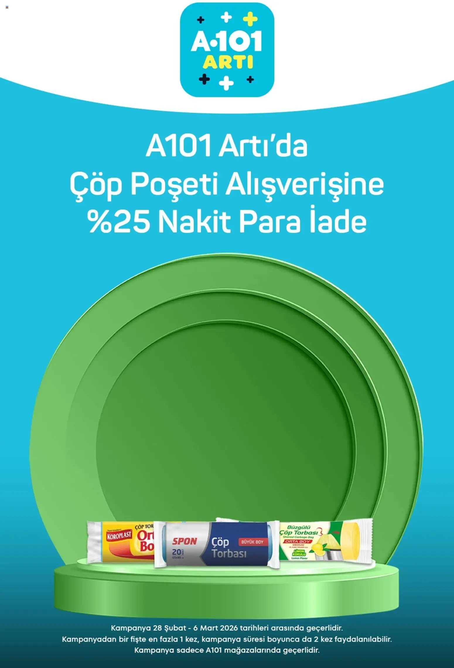 A101 - Arti - 28.02.2026 tarihinden itibaren geçerlidir | Sayfa: 7 | Ürünler: Çöp torbası, Limon