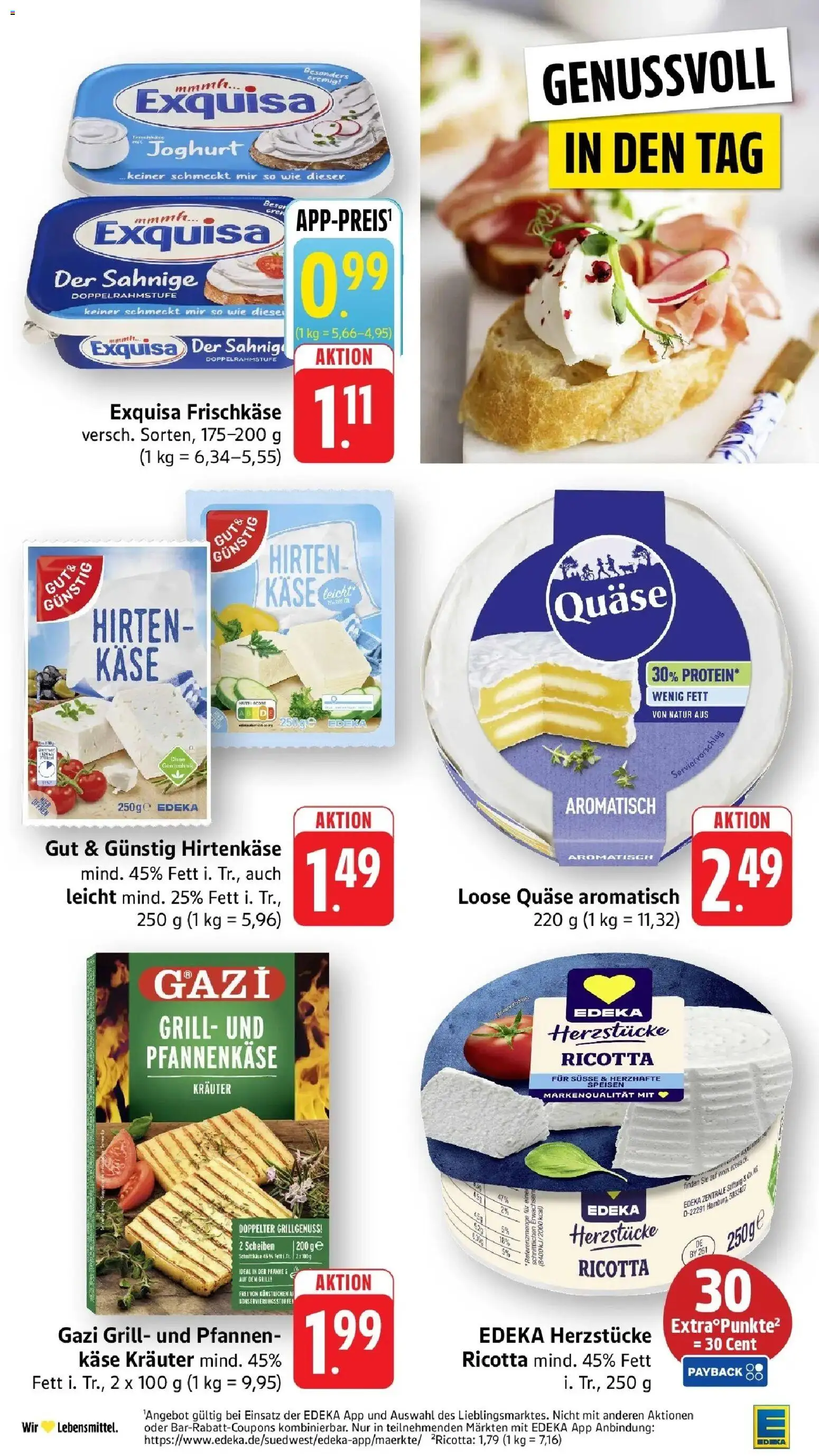 Edeka prospekt Weinheim	 – gültig ab 15.03.2026 | Seite: 19 | Produkte: Grill, Käse, Exquisa frischkase, Exquisa
