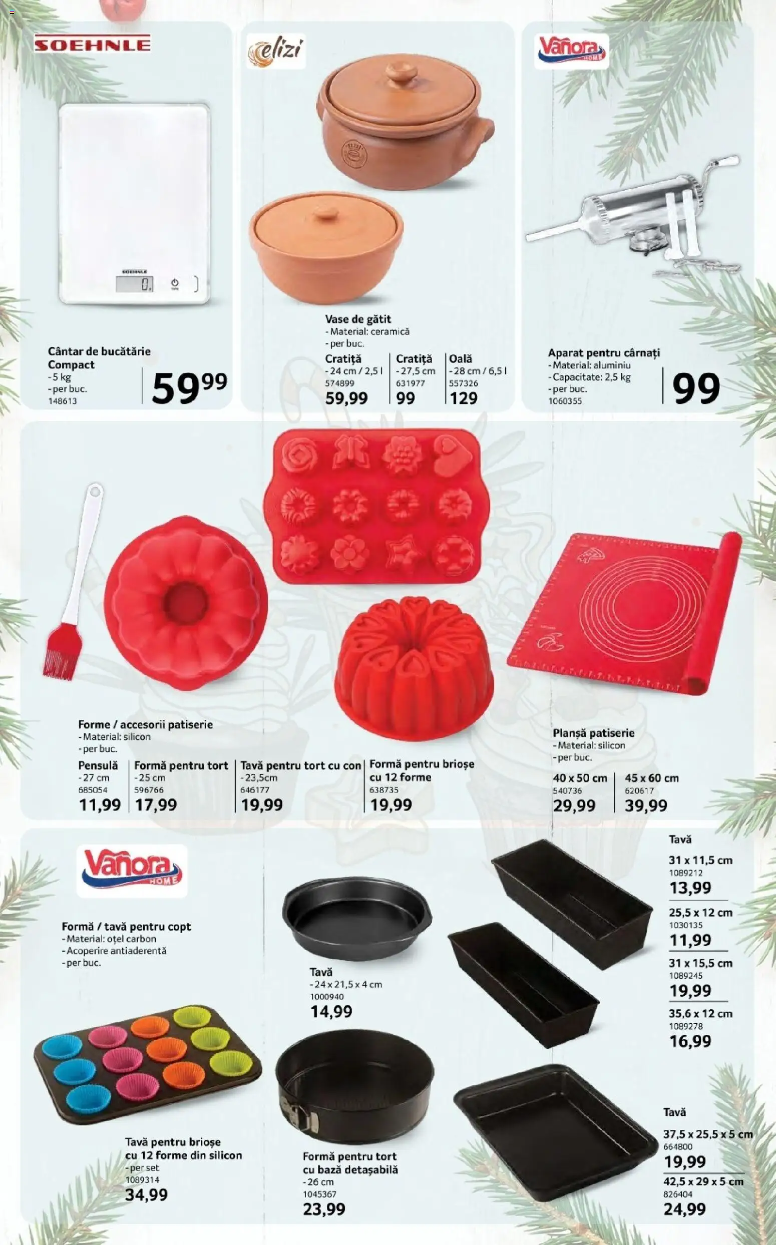 Noul catalog Selgros – valabil de la 12.12.2025 | Pagină: 17 | Produse: Oală, Cântar, Tort, Cârnați