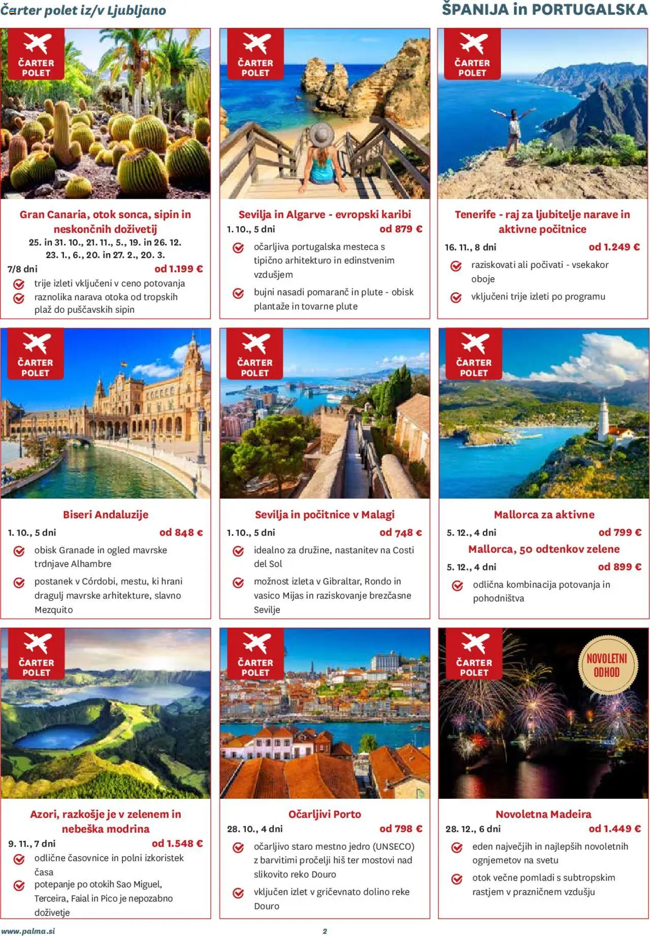 Palma katalog potovanja osrečujejo │ velja od 01.08.2025 | Stran: 2 | Izdelki: Sol