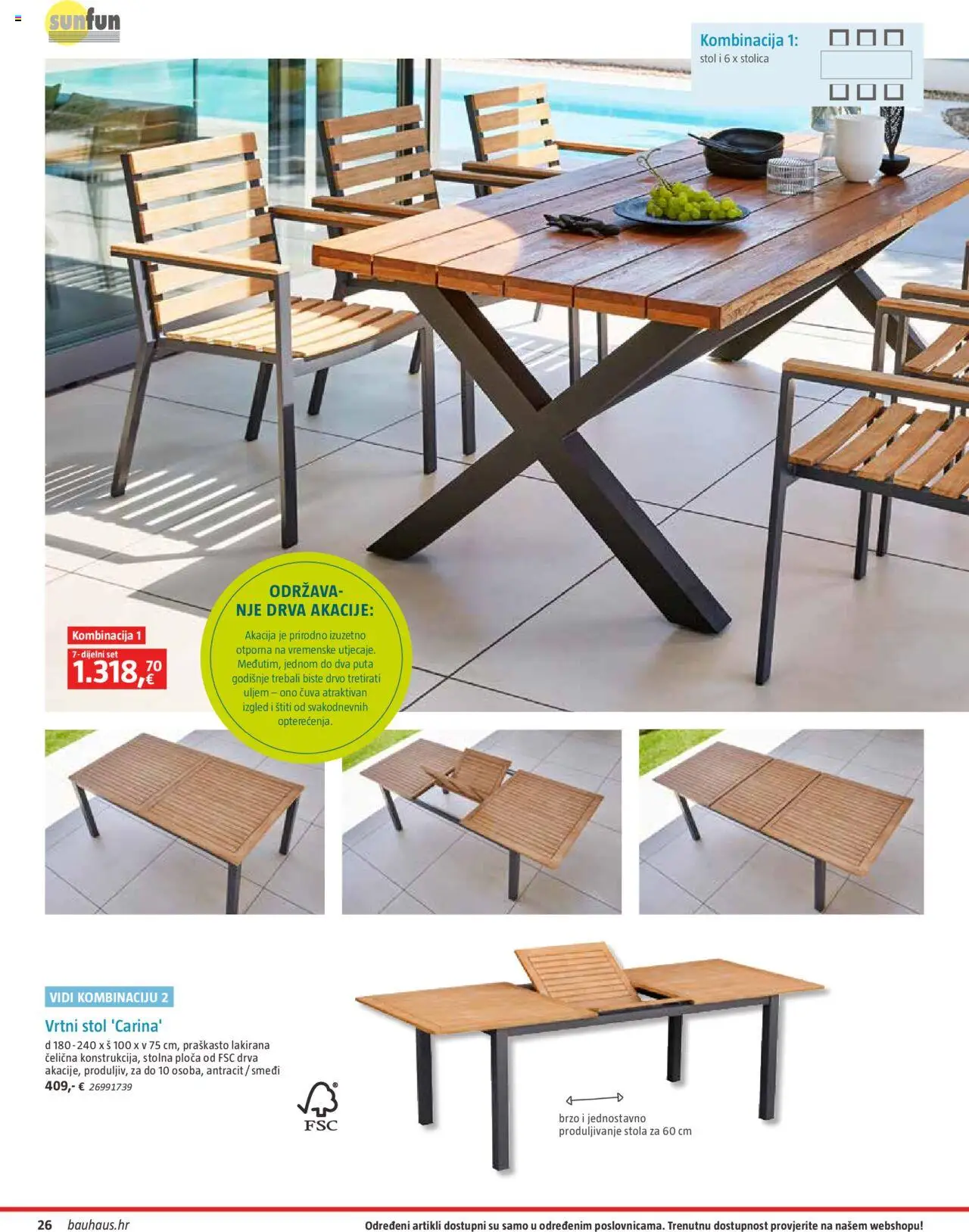 Bauhaus katalog | vrijedi od 06.10.2025 | Stranica: 26 | Proizvodi: Stol, Stolica