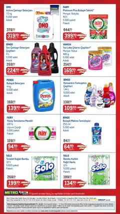01.01.2026 tarihinden itibaren geçerli olan Metro kataloğu önizlemesi | Sayfa: 2 | Ürünler: Leke çıkarıcı, Bulaşık deterjanı, Telefon, Ocak
